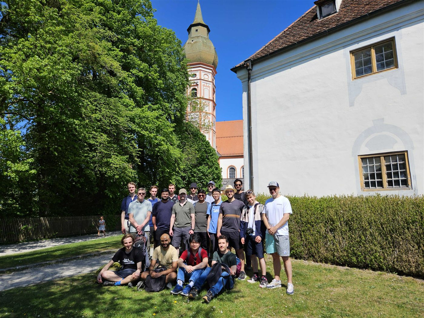Group photo in front of Andechs Abbey